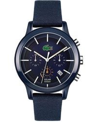 Lacoste - Solar Stainless Steel Fashion Analogue Solar Watch - Lyst