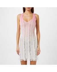Roberta Einer - Angel Plunge Mini Dress - Lyst