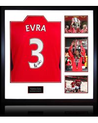 The Fan Cave - Patrice Evra Signed Manchester United Home Shirt - Lyst