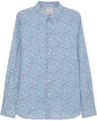 Paul Smith - Long Sleeve Patterned Tailored Fit Shirt - Lyst