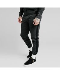 SIKSILK - Plaid Slim Cut Regular Fit Joggers - Lyst