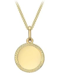 Be You - 9ct Mary & Child Necklace - Lyst
