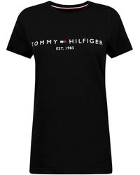 Tommy Hilfiger - Logo Crew Neck T Shirt - Lyst