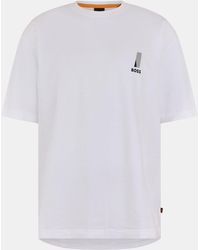 BOSS - Polar Cotton T-Shirt - Lyst