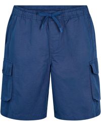 Timberland - Solid Patterned Cargo Casual Shorts - Lyst