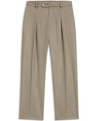 BOSS - Hbb Double Breasted Full Length Wide Leg Trousers - Lyst