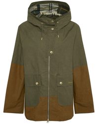 Barbour - Hayley Showerproof Cotton Long Sleeve Rain Anorak - Lyst