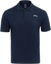 Slazenger 1881 - Check Golf Polo - Lyst