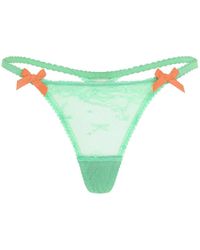 Agent Provocateur - Isedora French Lace Mid-Rise Thong - Lyst