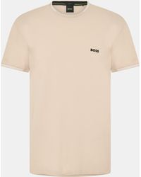 BOSS - Short Sleeve T-Shirt With Logo Detail (Taul Regular Fit) - Lyst