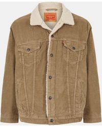Levi's - Levi's Denim Sherpa Relaxed Fit Jacket - Lyst