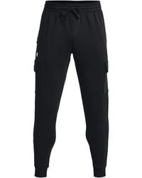 Under Armour - Rival Fleece Cargo Joggers - Lyst