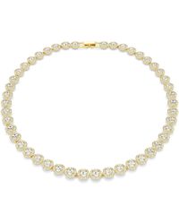 Swarovski - Angelica Tennis Choker Necklace - Lyst