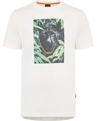 BOSS - Animal Short Sleeve Graphic T-Shirt - Lyst