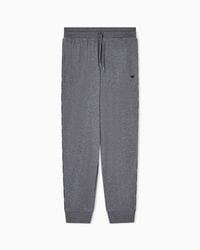 Emporio Armani - Closed Hem Fleece Joggers - Lyst