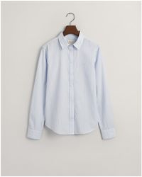 GANT - Poplin Striped Shirt - Lyst