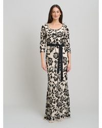 Gina Bacconi - Murphy Embroidered Sequin Maxi Dress - Lyst