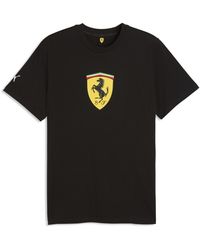 PUMA - Scuderia Ferrari Shield Tee - Lyst