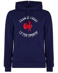 Le Coq Sportif - Ffr France Rugby Hoodie - Lyst
