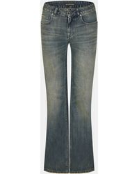 Balenciaga - Relaxed Wide Leg Trousers - Lyst