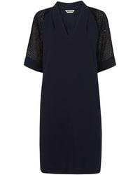 Whistles - Lina Animal Dobby Dress - Lyst