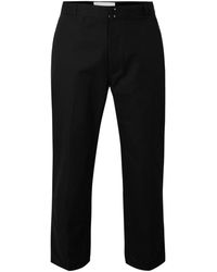 Ami Paris - Parisian Cotton Straight-Leg Trousers - Lyst