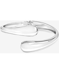 Jon Richard - Polished Open Bangle - Lyst