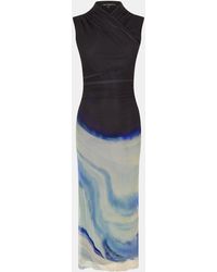 French Connection - Toni Wrap Neck A Line Dress - Lyst