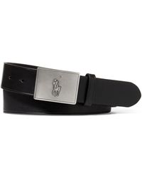 Polo Ralph Lauren - Plaque Leather Belt - Lyst