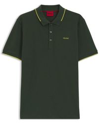 HUGO - Dinoso222 Printed Logo Polo Shirt - Lyst