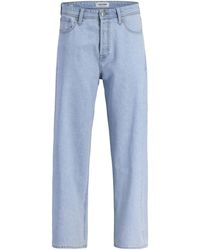 Jack & Jones - Alex Original Cotton High-Waisted Wide-Leg Jeans - Lyst