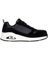 Skechers - Uno Sr Lace Up Safety Toe Non Slip Shoes - Lyst