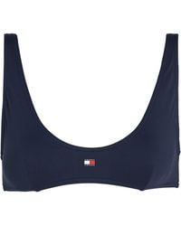 Tommy Hilfiger - Heritage Scoop Neck Bralette Bikini Top - Lyst
