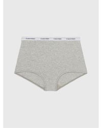 Calvin Klein - Streamlined Soft Fabric Boy Shorts - Lyst