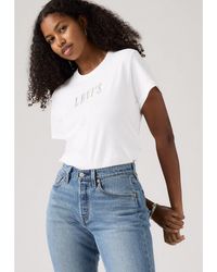 Levi's - Graphic Classic Rhinestone T-Shirt - Lyst