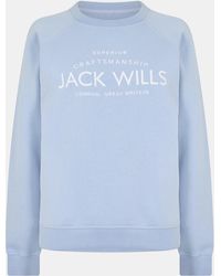 Jack Wills - Hunston Graphic Crew Neck Sweatshirt - Lyst