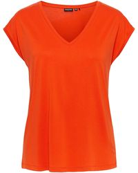 Pieces - Regular Fit Knitted T-Shirt - Lyst