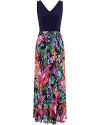 Gina Bacconi - Mariella Maxi Dress With Pleated Skirt - Lyst
