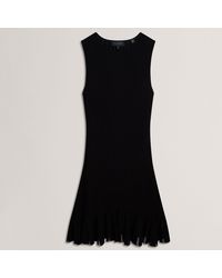 Ted Baker - Knitted Mini Dress - Lyst