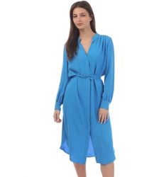 BOSS - Dibanorah Wrap Dress - Lyst