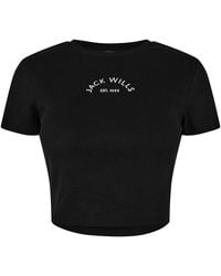 Jack Wills - Cropped Baby Tee Ladies - Lyst