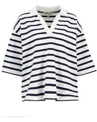 Barbour - Inez Striped T-Shirts - Lyst