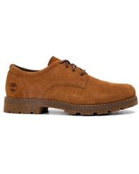 Timberland - Britton Square Rust Derby Shoes - Lyst