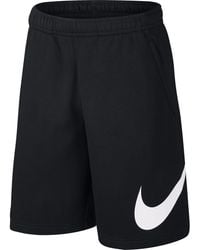 Nike - Sportswear Club Graphic Shorts - Lyst
