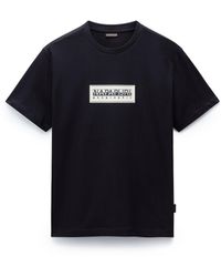 Napapijri - Nap Box Logo Short Sleeve T-Shirt - Lyst