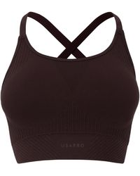 Usa Pro - Seamless Adjustable Sports Bra - Lyst