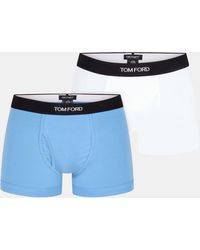 Tom Ford - Plain Cotton Boxer Briefs, 2-Pack - Lyst