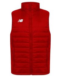 New Balance - S Gilet High Rsk Red S - Lyst