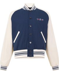 KENZO - Jumping Tiger Cotton Oversized-Fit Varsity Jacket - Lyst