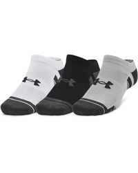 Under Armour - Ua Performance Tech 3-Pack No Show Socks - Lyst